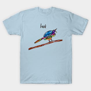 kids art parrot T-Shirt